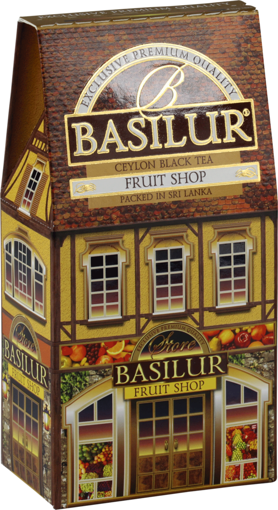 Basilur Ceylon Black Tea Fruit Shop - black tea with raisin, papaya, mango & pineapple 100g