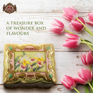 Basilur Treasure Collection Gift Tin Ceylon Green Tea 100g