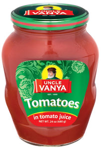 UNCLE VANYA Tomatoes in tomato juice 680 ml jar - Томаты в томатном соке 680 г