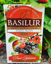 Load image into Gallery viewer, Basilur FRUIT INFUSION - FOREST FRUITS tea bags (1.8GX25EN) caffeine free