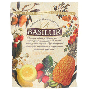 Basilur Magic Fruits - Sweet Cherry Black Loose Tea in Metal tin 100g and tea bags (25/100)