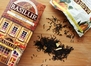 Basilur Ceylon Black Tea Fruit Shop - black tea with raisin, papaya, mango & pineapple 100g