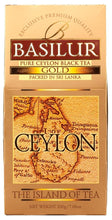 Load image into Gallery viewer, Basilur Island of Tea GOLD - Pure Ceylon Black Tea (OP1) 200g