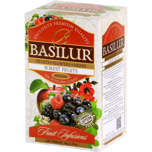 Basilur FRUIT INFUSION - FOREST FRUITS tea bags (1.8GX25EN) caffeine free