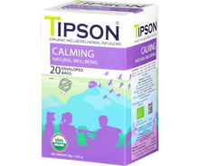 Load image into Gallery viewer, 80318 TIPSON Organic Calming Natural Wellbeing Caffeine Free 20 Tea Bags