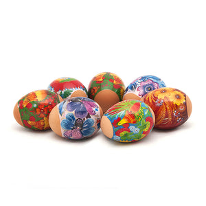 Vivid Roosters, Easter Egg Shrinking Wraps (Set of 7)