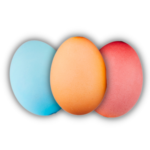 Pastel Hues, Easter Egg Dye Kit (Orange, Pink, Turquoise)