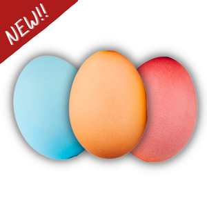 Pastel Hues, Easter Egg Dye Kit (Orange, Pink, Turquoise)