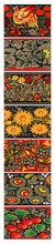 Load image into Gallery viewer, Gold Khokhloma Easter Egg Shrinking Wraps (Set of 7)