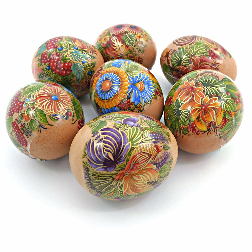 Bright Garden Easter Egg Shrinking Wraps (Stickers/Sleeves) Set of 7