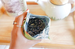 Basilur Four Seasons Spring Tea - Ceylon green tea with Cherry, Pomelo, Cornflower & Sakura 100g packet