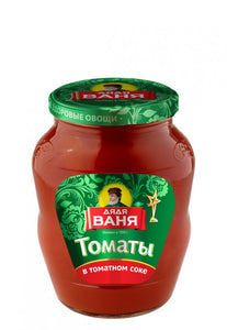 UNCLE VANYA Tomatoes in tomato juice 680 ml jar - Томаты в томатном соке 680 г