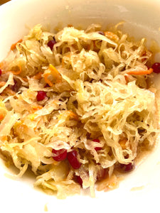 LEIS Pickled Cabbage Sauerkraut Siberian style  with carrot and cranberry 0.9l