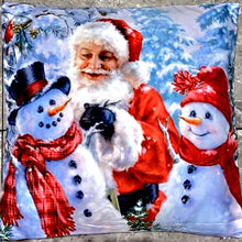 Load image into Gallery viewer, Christmas New Year Cushion Cover 45x45cm