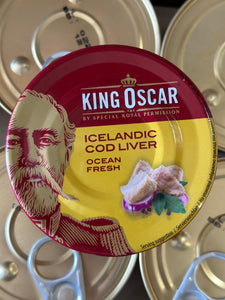 King Oscar Icelandic Cod Liver Ocean Fresh 121g 190g