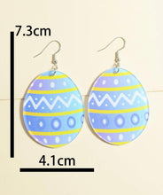 Load image into Gallery viewer, Easter egg drop earrings