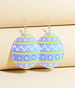 Easter egg drop earrings
