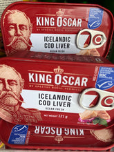 Load image into Gallery viewer, King Oscar Icelandic Cod Liver Ocean Fresh 121g 190g