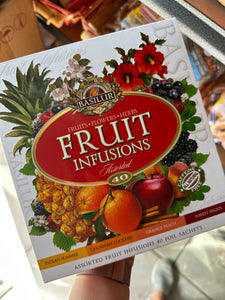 BASILUR TEA Fruit Infusion gift box assorted tea bags x 40EN