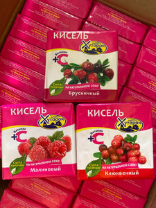 Khutorok KISSEL assorted with natural juice and vitamin C 180g - Кисель Бабушкин Хуторок на натуральном соке