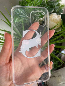 Letter S clear iPhone Case for Iphone12