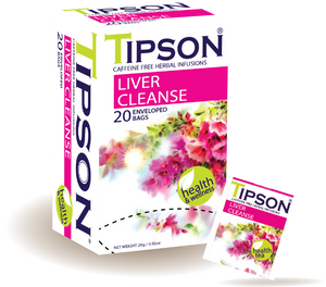TIPSON Wellness tea 20 tea bags organic caffeine free