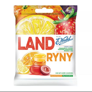 E.Wedel Landryny Landrynki fruit multi-flavored hard candies 90g/3.17oz Made in Poland