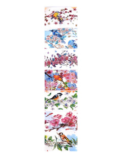 Watercolour Birds, Easter Egg Shrink Wraps (set of 7)