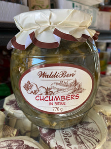 Waldi Ben cucumbers in brine 770g