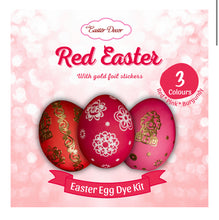 Load image into Gallery viewer, Red Easter - Easter Egg Dye Kit (3 colors) red pink burgundy