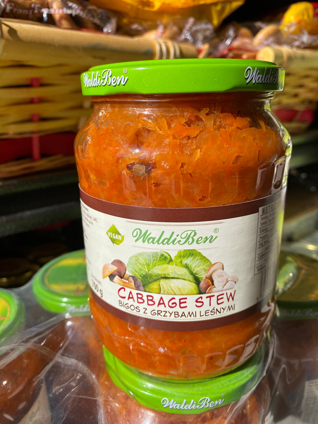 Vegetables 'WaldiBen' Cabbage Stew (Bigos) With Forest Mushroom 700g