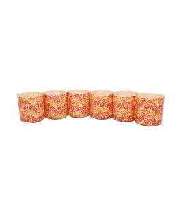 Russian Golden Ornaments Easter Baking Paper Pans Medium for Kulitch or Pennetone (each or set of 6)