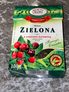 Malwa Green Tea & Cranberry 100g