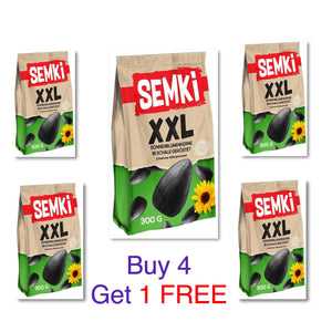 SEMKI XXL Sunflower seeds black roasted 300g Moldova