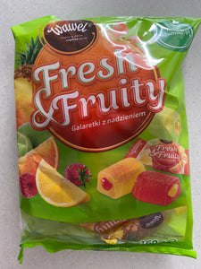 WEWEL Fresh n Fruity Fruit jellies mix multivitamin 160g Poland