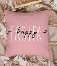Load image into Gallery viewer, Happy Easter Pink cushion cover 45x45cm