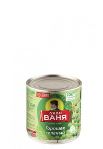 UNCLE VANYA Green peas 400 ml metal can