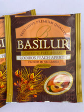 Load image into Gallery viewer, Basilur Caffeine-free Rooibos Orange &amp; Ginger, Peach Apricot 20 Sachets