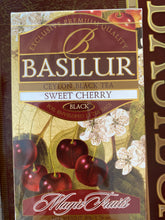 Load image into Gallery viewer, Basilur Magic Fruits - Sweet Cherry Black Loose Tea in Metal tin 100g and tea bags (25/100)