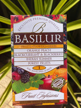 Load image into Gallery viewer, Basilur Fruit Infusions Assorted No1, No2 20 tea bags (sachets)