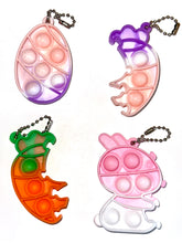 Load image into Gallery viewer, Easter Rubber Pop Toys Keychain