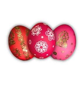 Red Easter - Easter Egg Dye Kit (3 colors) red pink burgundy