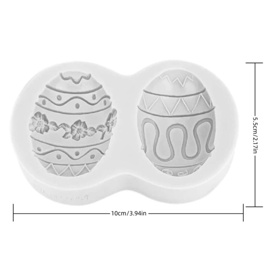 Easter egg silicone mold
