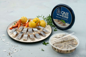 Zigmas One Bite Herring Fillets in Oil 210g - lightly spiced, lightly salted, with dill, with smoke aroma