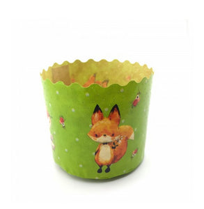 Little Animals Baking Paper Pans for Kulitch or Pannetore large 11cm