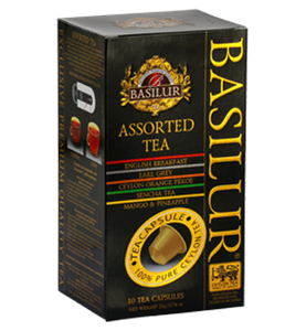 Basilur Nespresso 10 Tea Capsules - 100 Pure Ceylon Tea