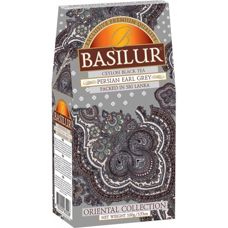 Basilur Oriental Collection PERSIAN EARL GREY - black tea with earl grey & mandarin 100g carton packet